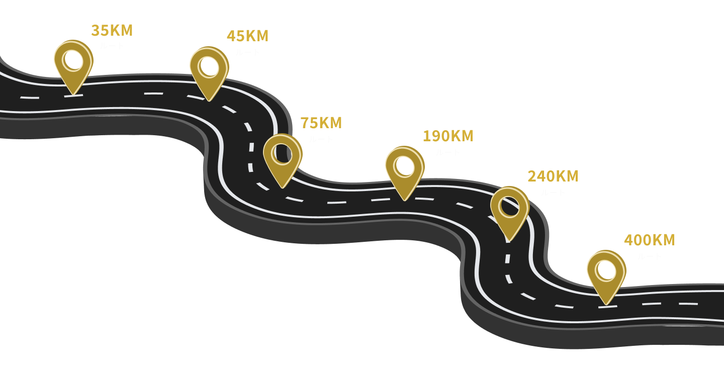 driving route illustration